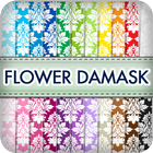 Flower Damask Wallpapers icône