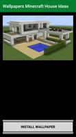 برنامه‌نما Wallpapers Minecraft house ideas عکس از صفحه