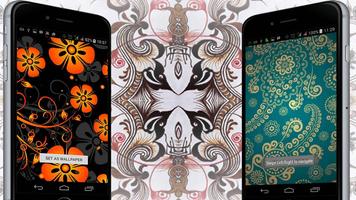 Batik Pattern Wallpaper capture d'écran 2