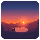 Sunset parallax wallpaper APK