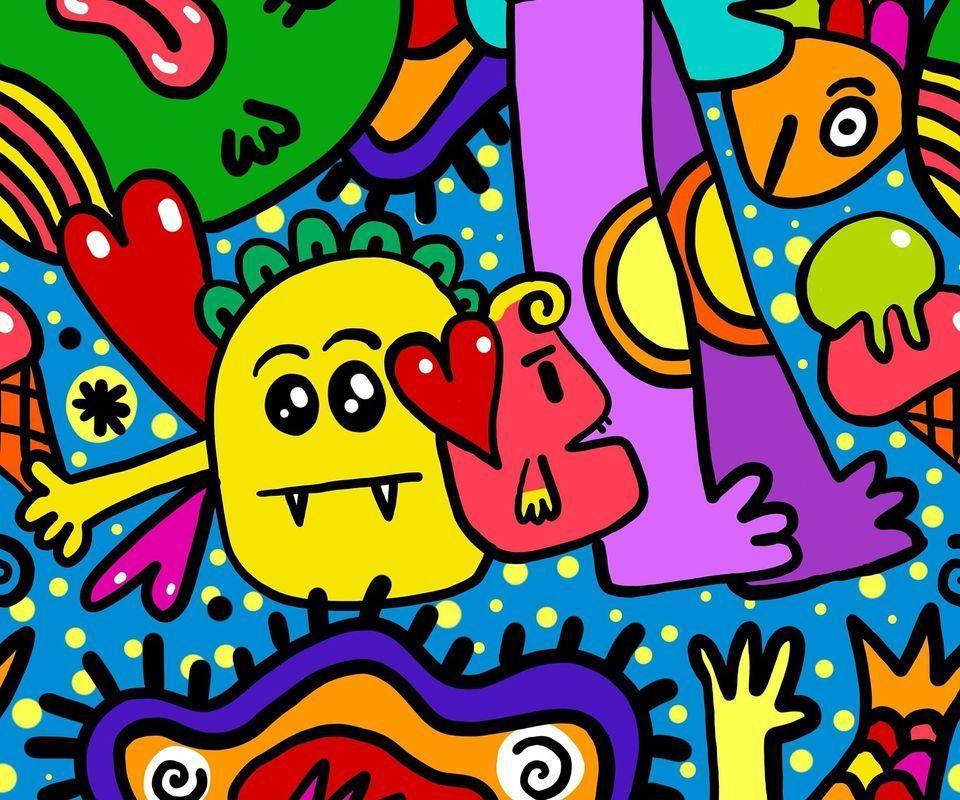 40 Gambar Wallpaper Hd Doodle Android terbaru 2020