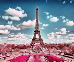 Eiffel Tower Wallpaper HD Affiche