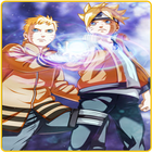 anime HD naruto and boruto wallpaper আইকন