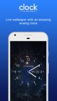 Analog Clock Live Wallpaper HD With Date And Time poster
