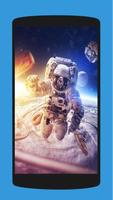 Astronaut Wallpaper HD Affiche