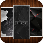 Black Wallpaper HD ikona