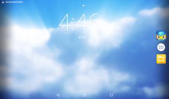 Passing Clouds Live Wallpaper captura de pantalla 2