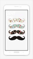 Mustache Wallpaper Affiche