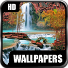 ikon Waterfall Wallpaper