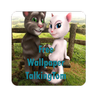 Talking Tom Wallpaper HD Camp Cat icône