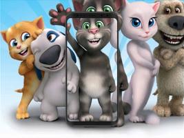 Talking Tom Wallpaper HD Camp Cat screenshot 1