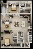 3D floor plans designs ảnh chụp màn hình 1