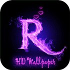 R Name HD Wallpaper icône