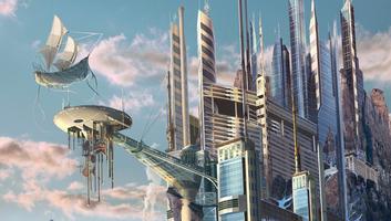 Buildings Wallpaper الملصق