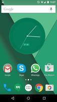 Material Clocks Live Wallpaper captura de pantalla 2