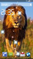 Gorgeous Lion 4K Live Wallpap ポスター