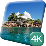 Island Sea 4K Live Wallpaper icône