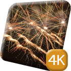 New Year Fireworks 4K Live icône