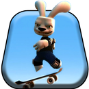 Skateboarder Bunny Live WP APK