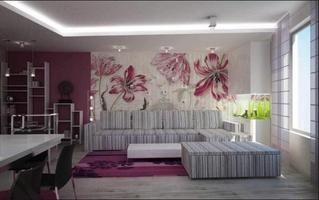 Best Design Walpaper Living Room Screenshot 3