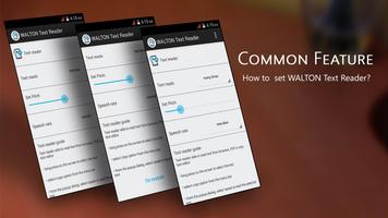 WALTON Text Reader الملصق