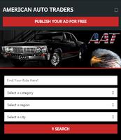 American Auto Trader Affiche