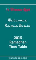 Ramadhan'15 Chennai Time Table Affiche