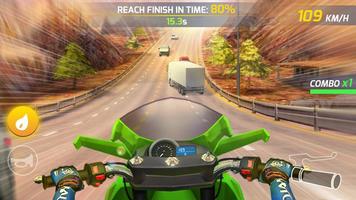 پوستر Moto Highway Rider