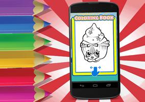 Coloring Book Shopkins Game Drawing Free Affiche