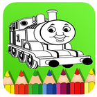 Coloring Book Train Painting Games Thomas Page biểu tượng