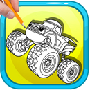 Education Monster Truck Coloring Book Games APK