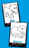 animal coloring Book for Kids ảnh chụp màn hình 1
