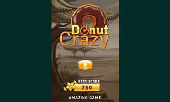 Donut Crazy Sweet Match3 Affiche