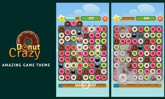 Donut Crazy Sweet Match3 syot layar 1