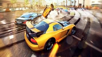 jeux de course de voiture 3D Affiche