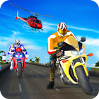 Heavy Bike Attack Race :Crazy Moto Stunt Rider icône