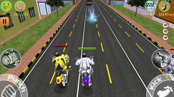 Heavy Bike Attack Race :Crazy Moto Stunt Rider capture d'écran 3