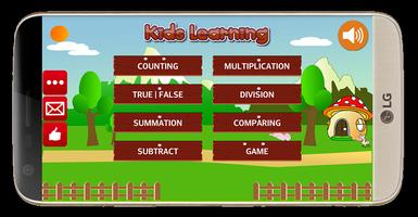 1 2 3 Grade Math Learning Game poster