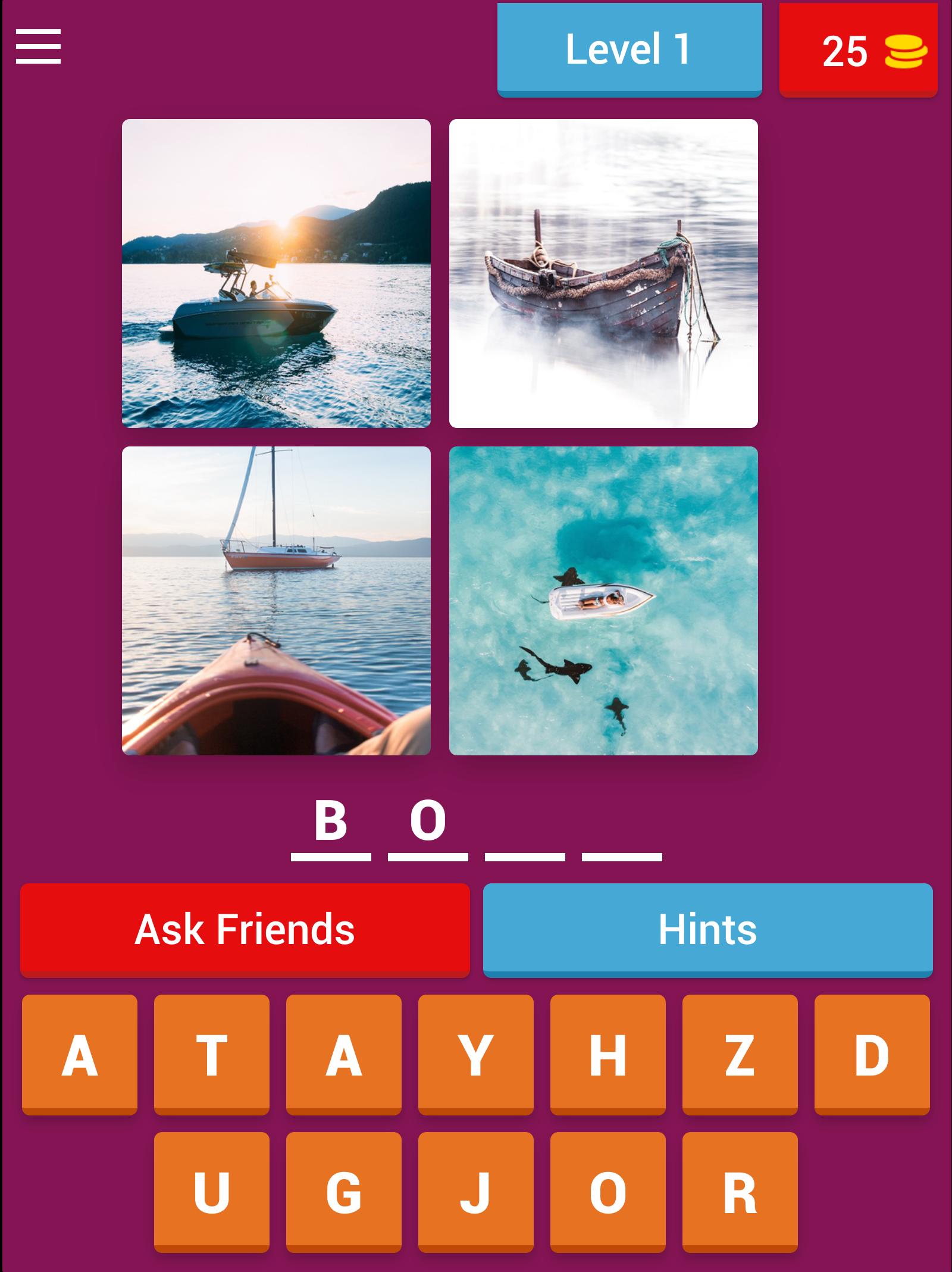 Guess - 4 Pics 1 Word - Fun Puzzle Solver для Андроид - скачать APK