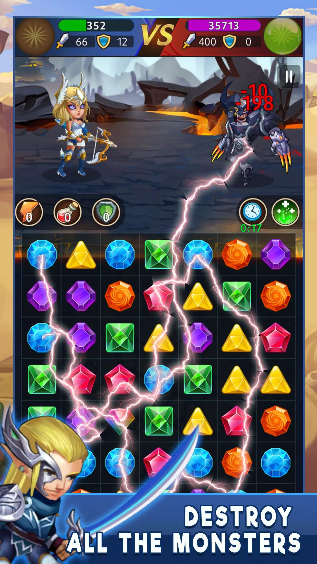 Download do APK de Match 3 Puzzle RPG - War of Hero - Dungeon