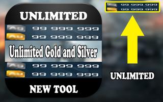 Unlimited Gold & Silver for War Robots Prank Tool! تصوير الشاشة 1