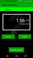 Custom Clock Widget capture d'écran 3