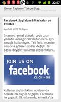 Erman Taylan'in Turkce Blogu imagem de tela 2