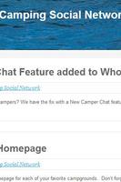 WhoIsCamping Social Network Cartaz