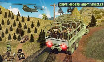 Offroad Army Transporter Truck poster