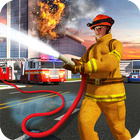 🚒American Firefighter Rescue Truck - Fire Station آئیکن