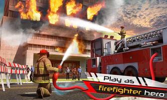🚒American Firefighter Rescue Truck - Fire Station اسکرین شاٹ 1
