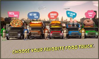 食品卡车模拟器比萨送货代客泊车 海报