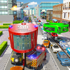 消防救援吉普车：城市救护车司机 3D 图标