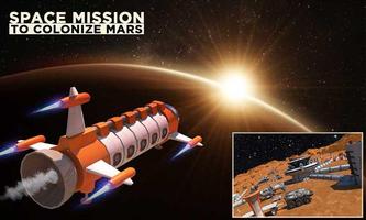太空城建设模拟器 - 行星火星游戏 3D 截图 1